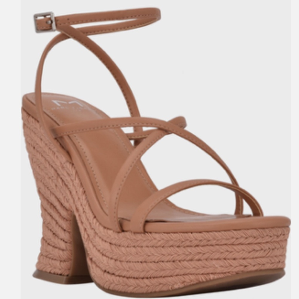 🌸MARC FISHER🌸  Fetch Espadrille Wedge Heel Sandals Size: 9.5